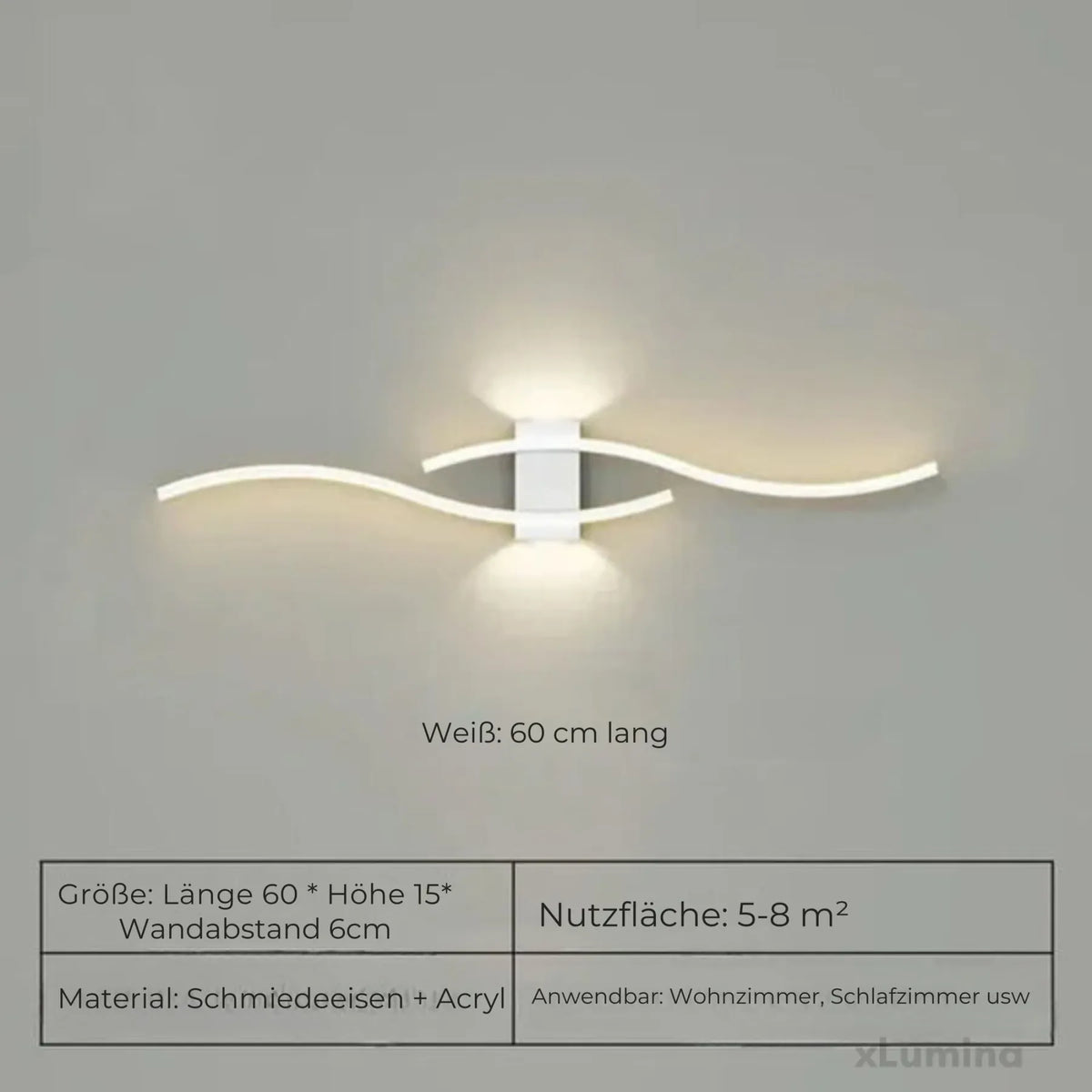 Elegant lineär vägglampa för moderna inomhusmiljöer, diskret accentbelysning för väggmontering