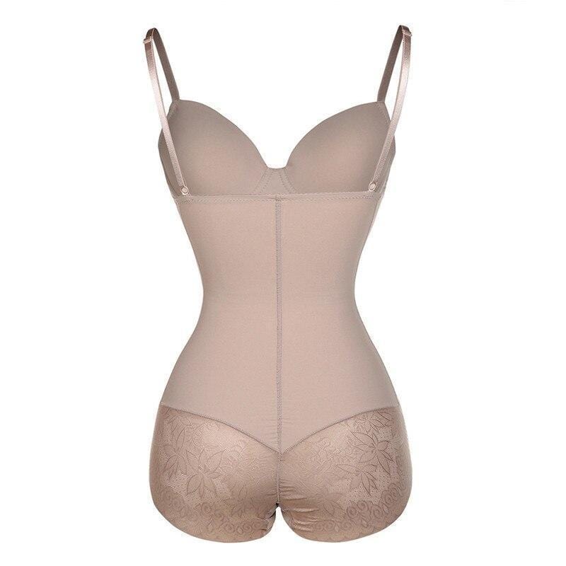 Formande bodysuit med spetskant för dam