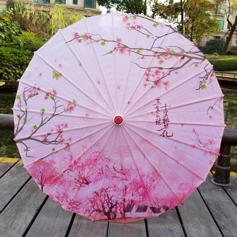 Japanskt parasoll med UV-skydd