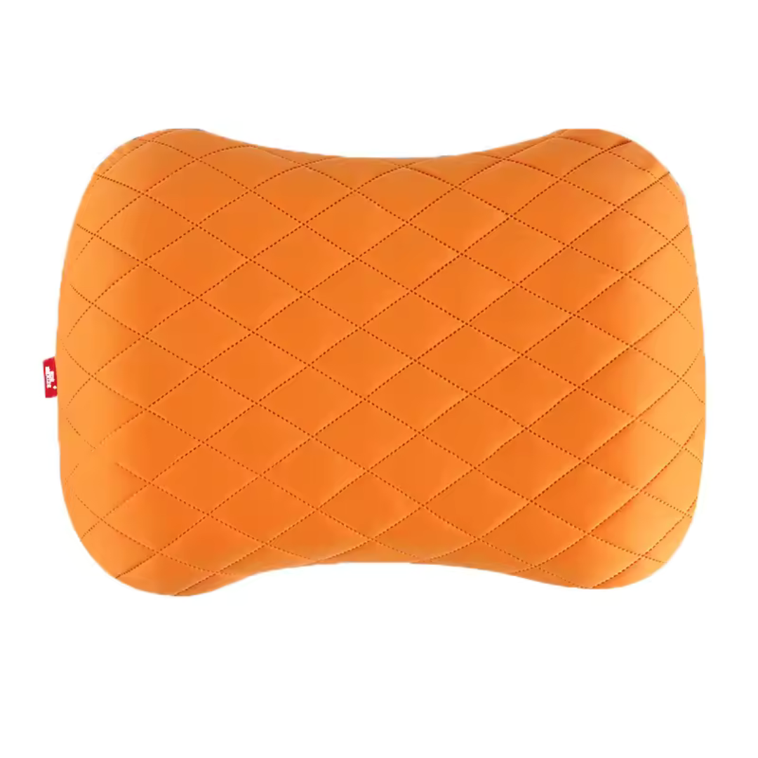 Uppblåsbar ergonomisk resekudde
