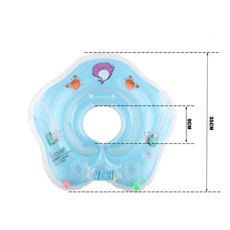 Uppblåsbar halsring för babysim