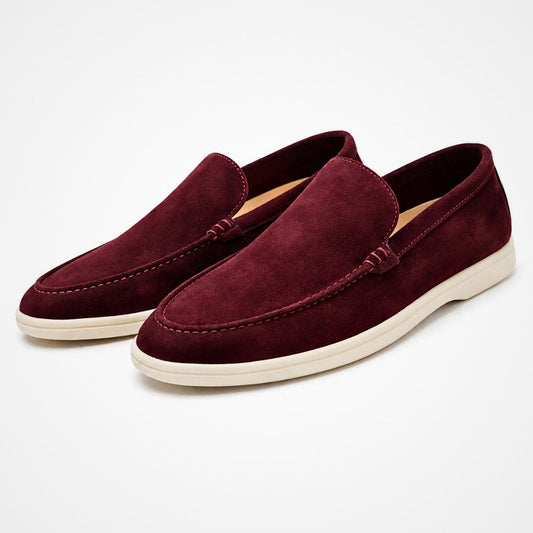 Avslappnade loafers i mockalook