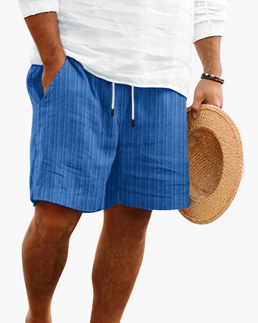 Avslappnade shorts med dragsko för herr