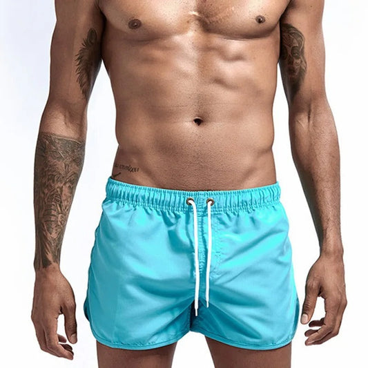 Badshorts för herrar - Snabbtorkande och stilren design