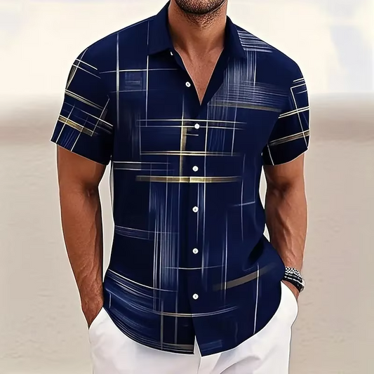 Button-down-skjorta för herrar