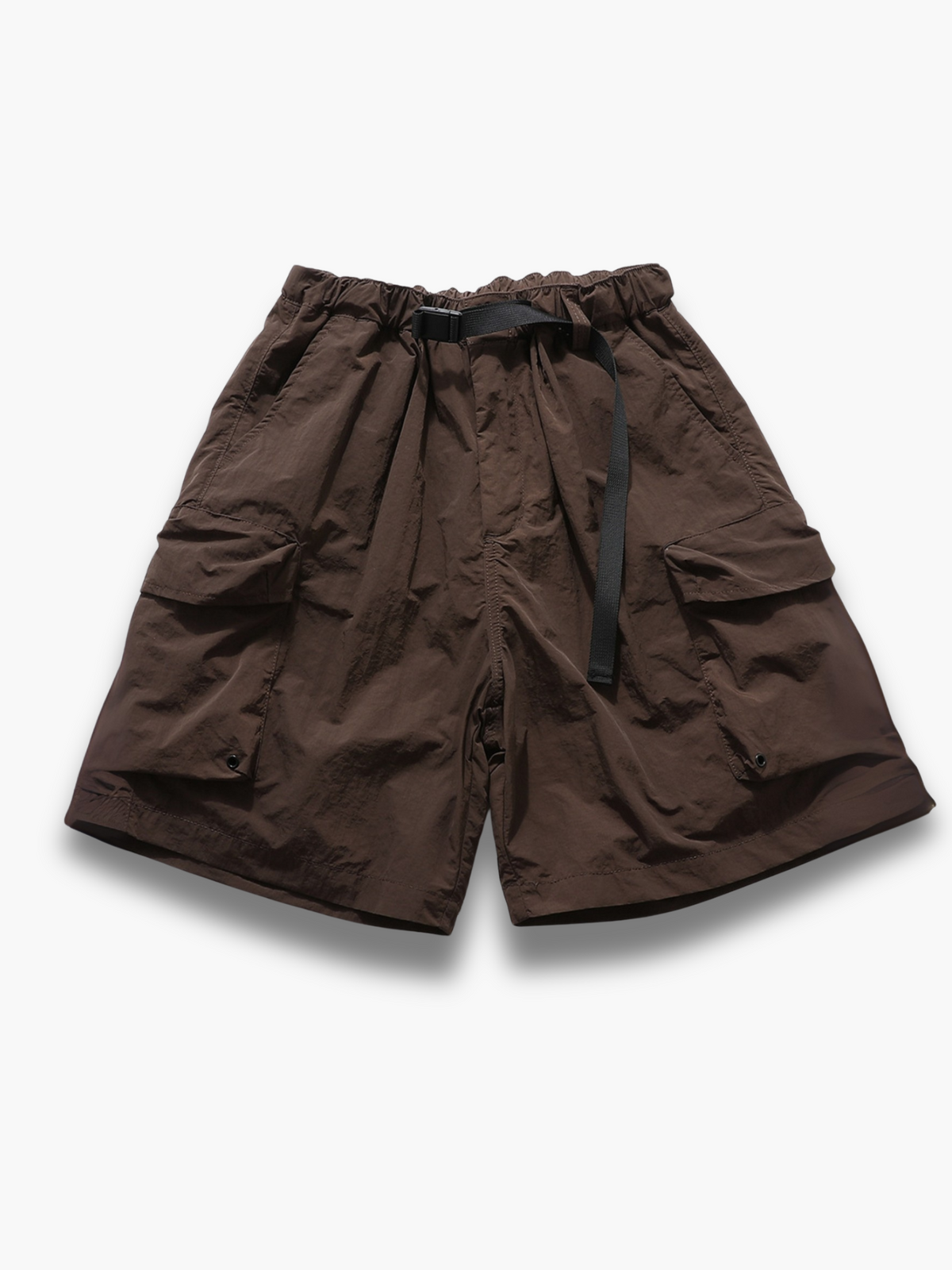 Cargoshorts för herrar med elastisk midja och integrerat bälte