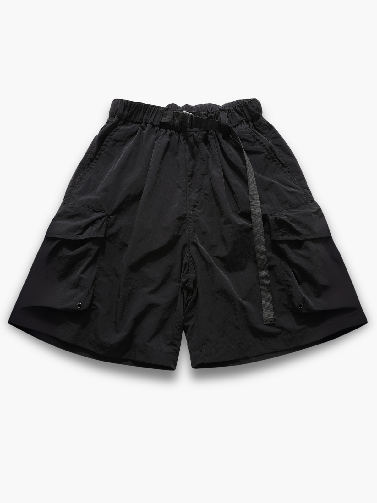 Cargoshorts för herrar med elastisk midja och integrerat bälte