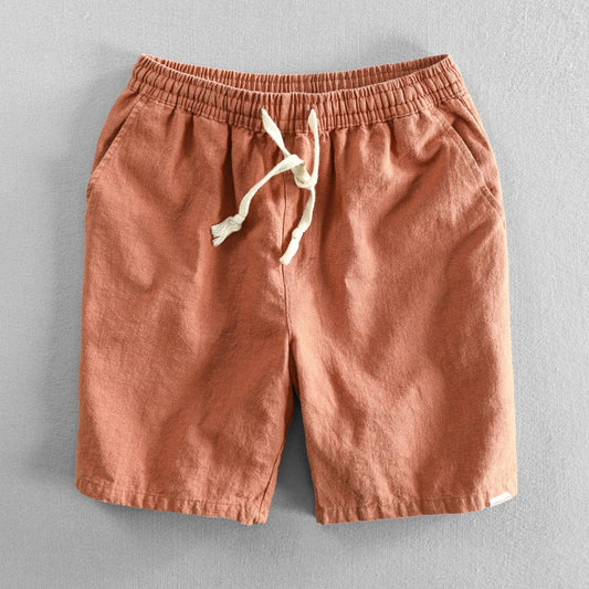 Casual shorts med elastisk midja för herrar