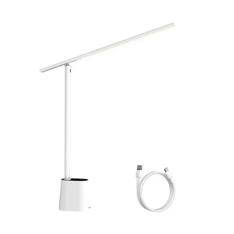 Dimbar uppladdningsbar LED-skrivbordslampa med 180° rotation