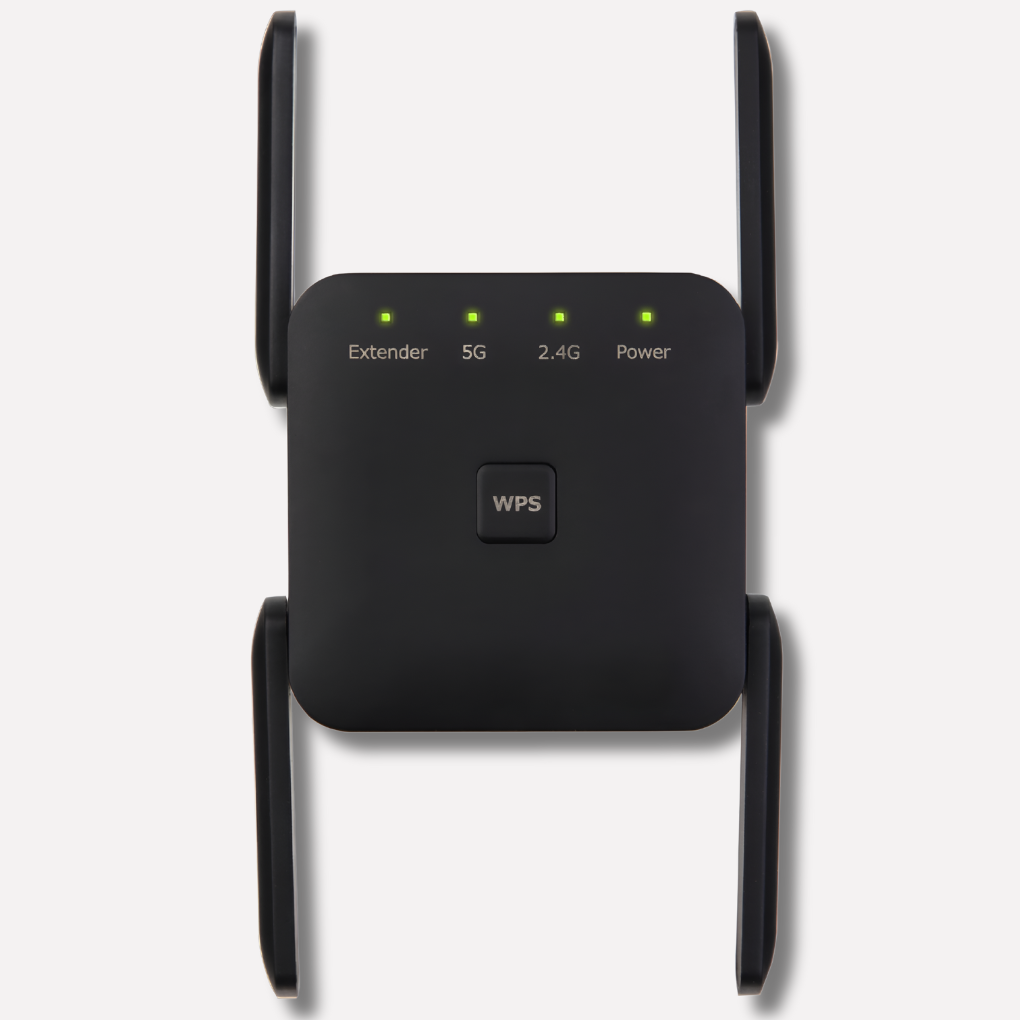 Dual-Band WiFi-extender 1200 Mbps signalförstärkare