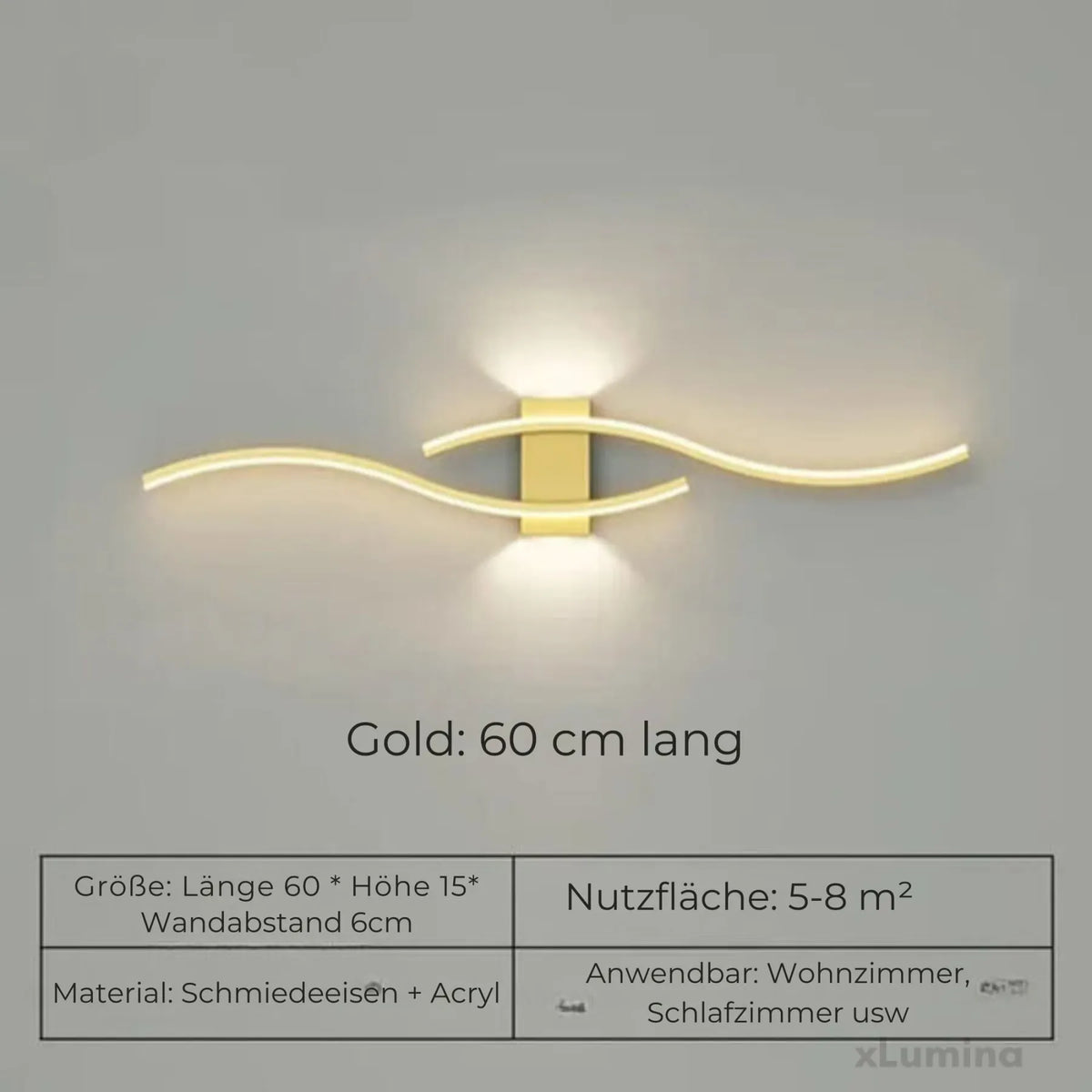 Elegant lineär vägglampa för moderna inomhusmiljöer, diskret accentbelysning för väggmontering