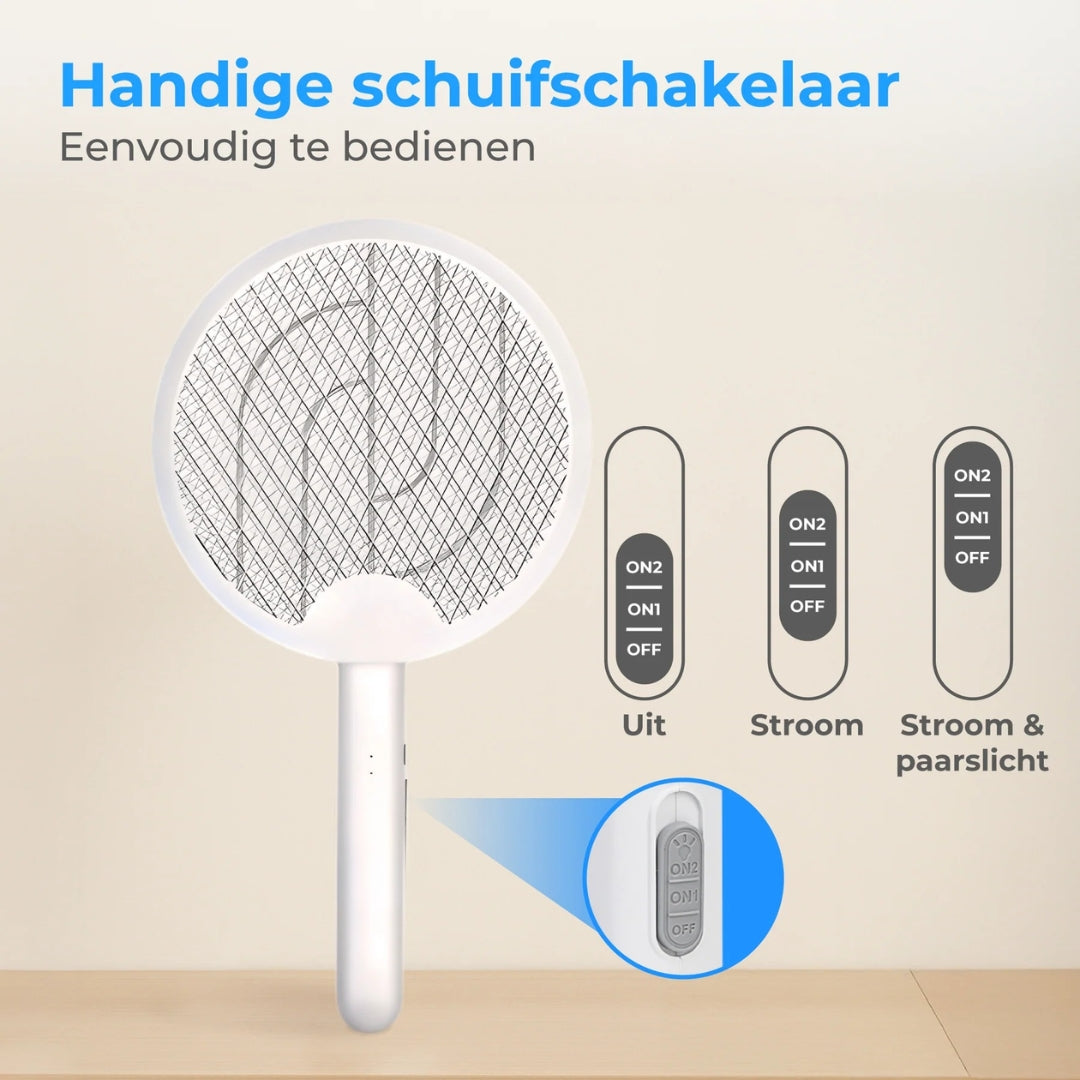 Elektrisk Flugsmälla - 2-i-1 med UV-Lampa