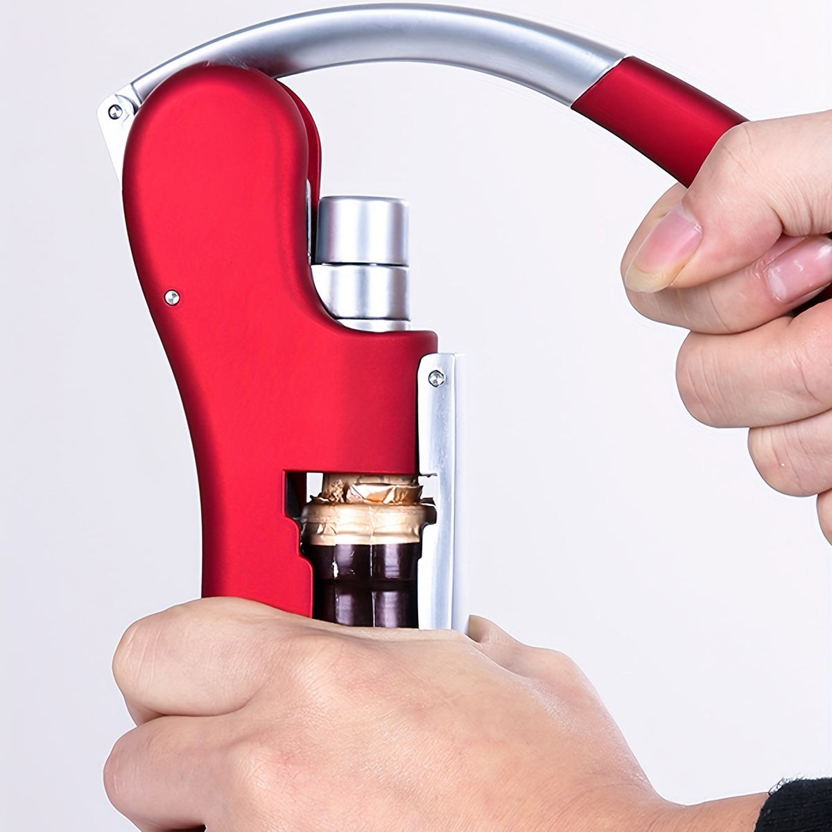 Ergonomisk korkskruv för vin – Enkel och säker öppning
