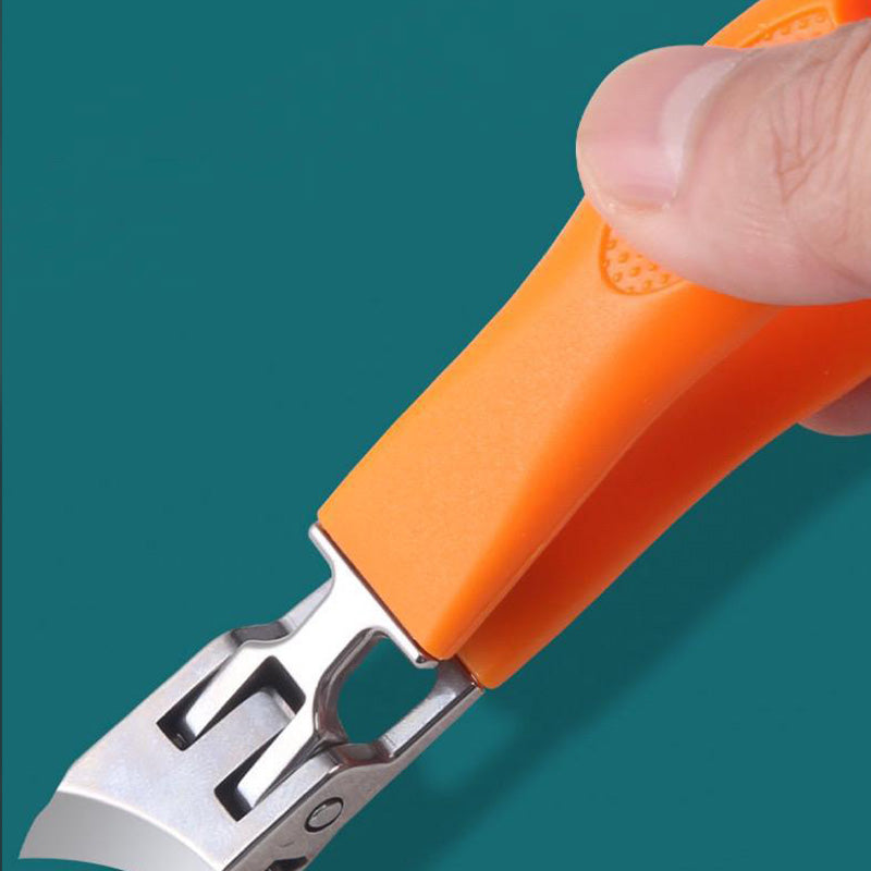 Ergonomisk nagelklippare med halkfritt grepp – Idealisk för tjocka och inåtväxande naglar