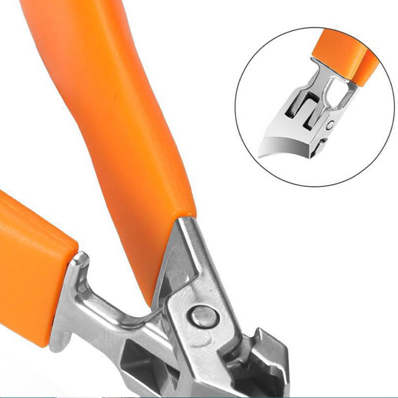 Ergonomisk nagelklippare med halkfritt grepp – Idealisk för tjocka och inåtväxande naglar