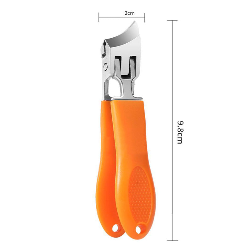 Ergonomisk nagelklippare med halkfritt grepp – Idealisk för tjocka och inåtväxande naglar