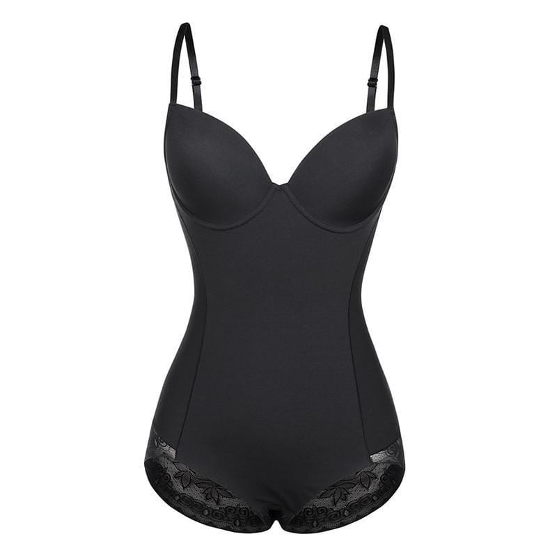 Formande bodysuit med spetskant för dam