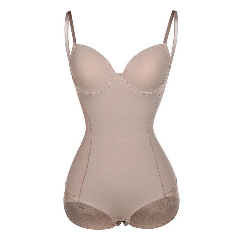 Formande bodysuit med spetskant för dam