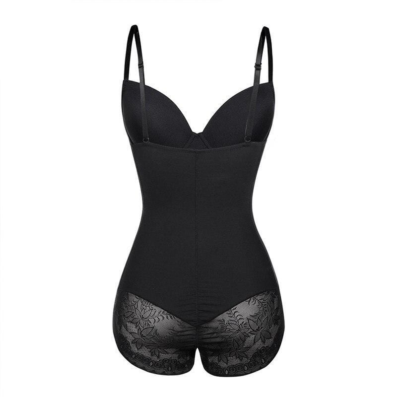 Formande bodysuit med spetskant för dam