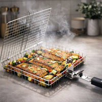 Grillkorg i rostfritt stål | Jämn värmefördelning