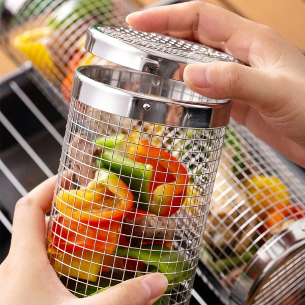 Grillkorg – slipp mat som faller genom gallret
