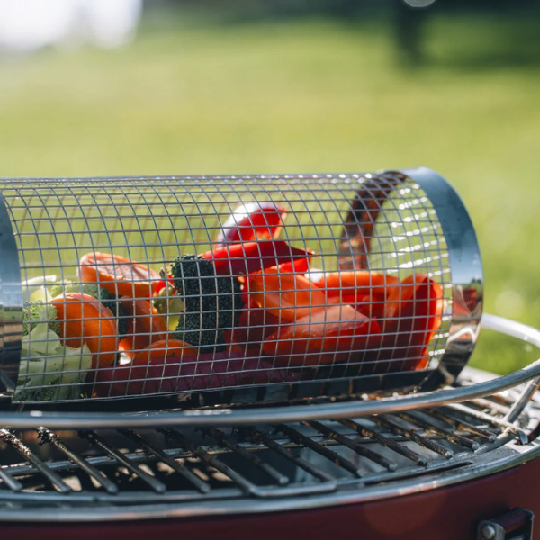 Grillkorg – slipp mat som faller genom gallret