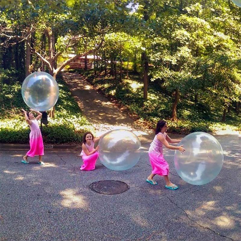 Hållbar uppblåsbar bubbelboll