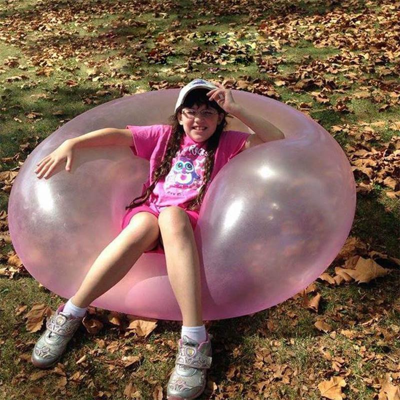Hållbar uppblåsbar bubbelboll