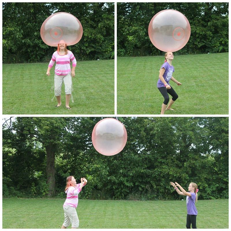 Hållbar uppblåsbar bubbelboll