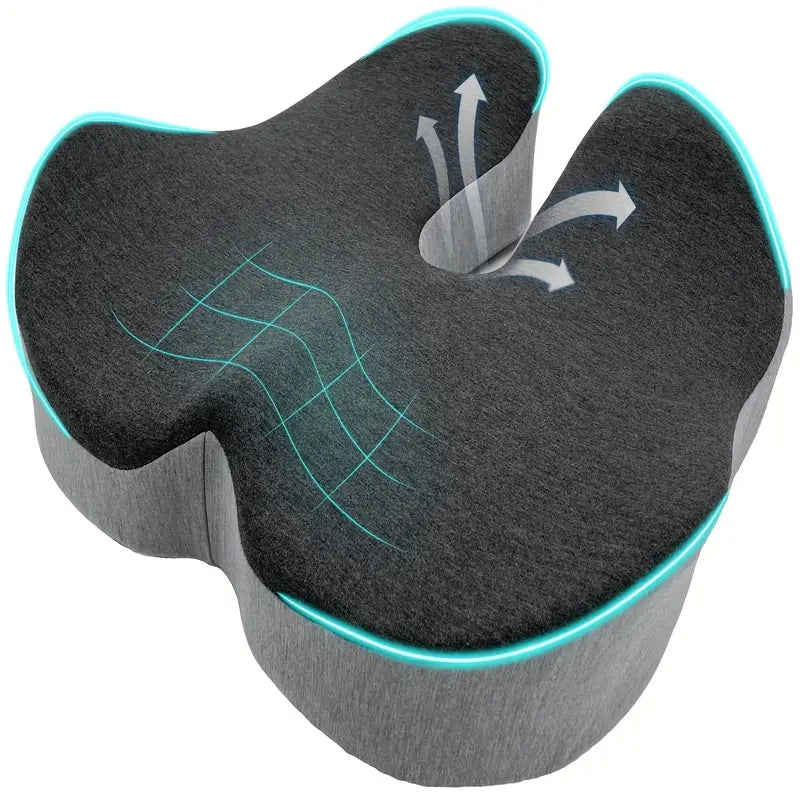 Justerbar komfortabel kontorsstolsdyna i memory foam