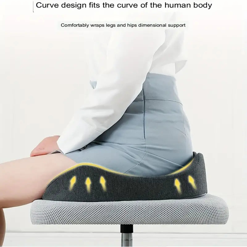 Justerbar komfortabel kontorsstolsdyna i memory foam
