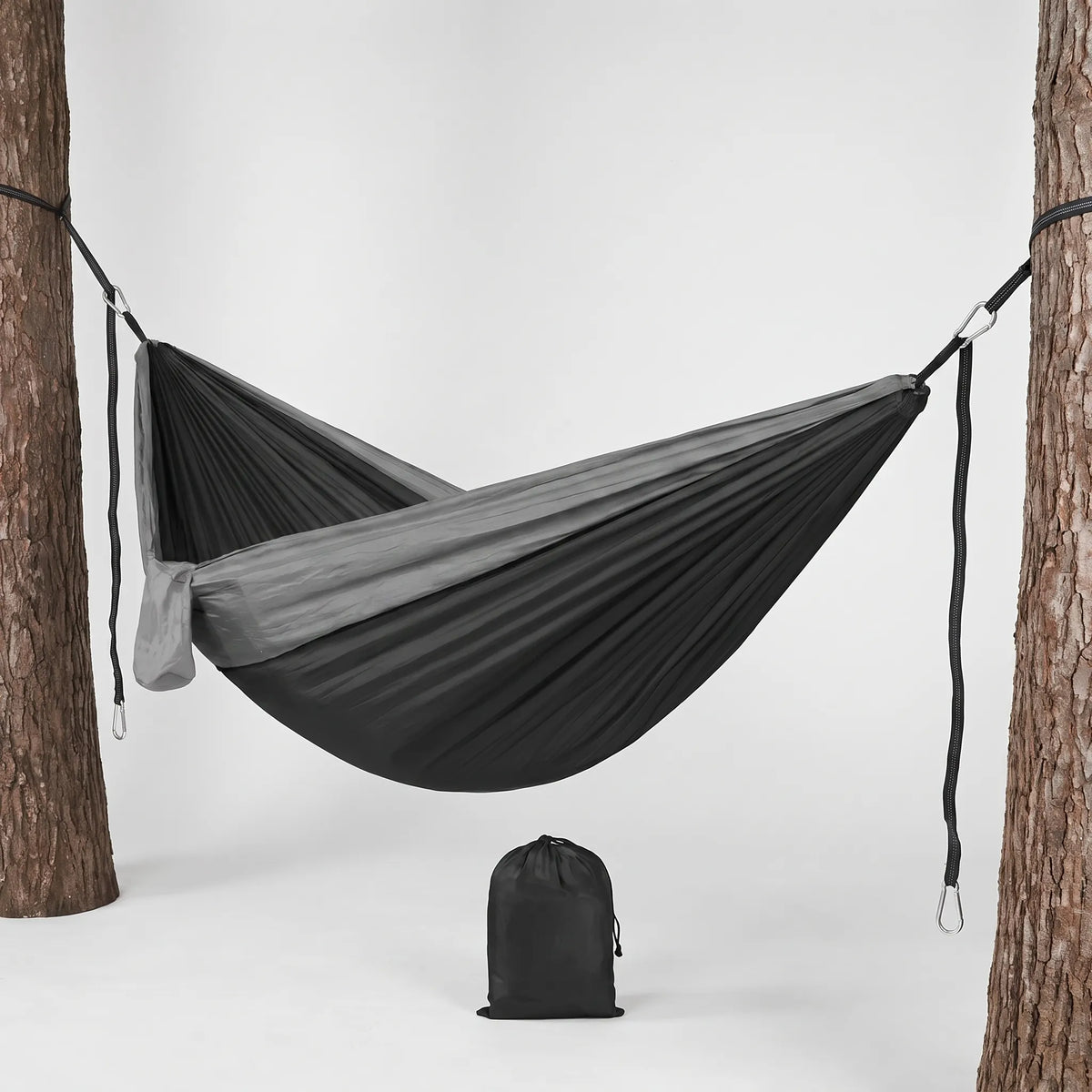 Kompakt dubbelhängmatta för camping