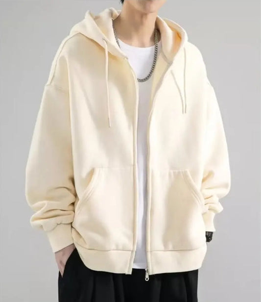 Luvtröja för herrar | Hoodie i mjukt material för hösten