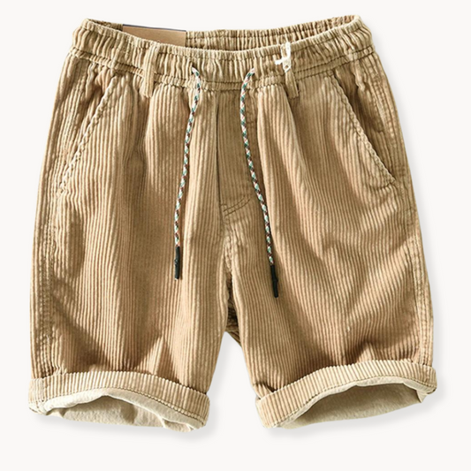 Manchester-shorts med dragsko för herrar