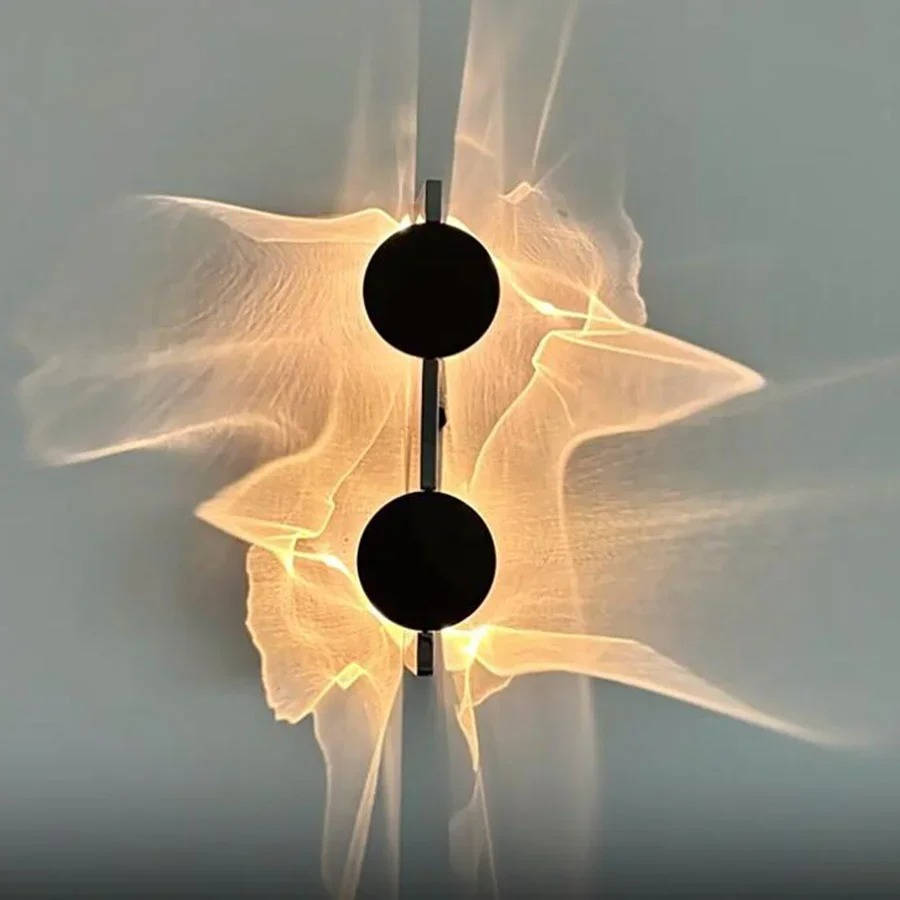 Minimalistisk LED-vägglampa
