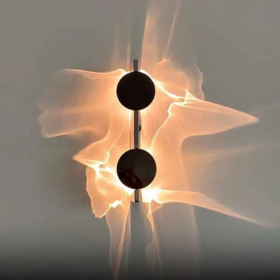 Minimalistisk LED-vägglampa