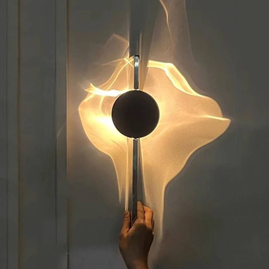 Minimalistisk LED-vägglampa