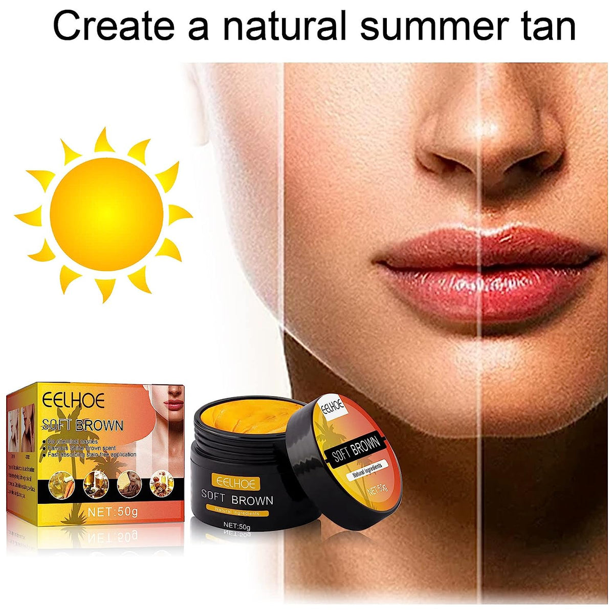 Naturlig gel för snabbare solbränna: Din genväg till perfekt hud