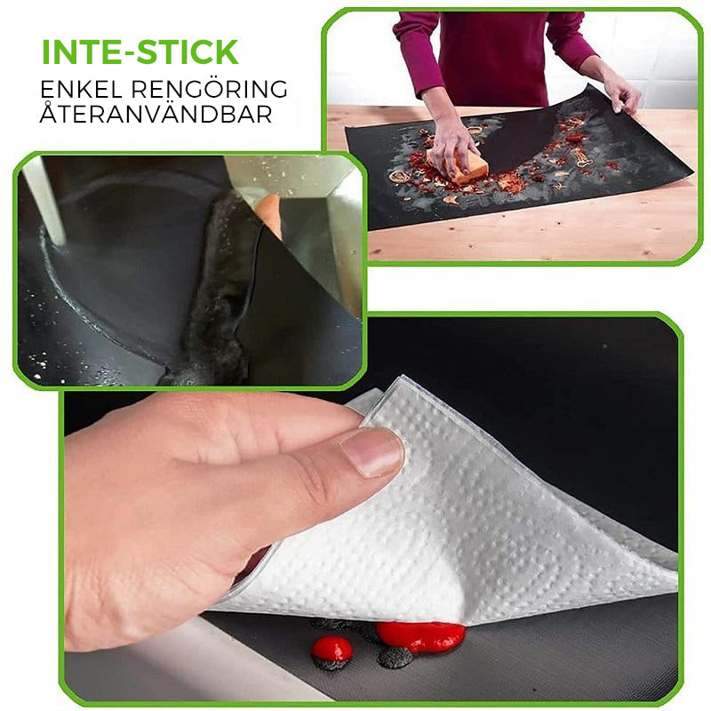 Non-stick grillmatta för säker och effektiv grillning