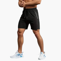 Nylonshorts för herr med dragkedjefickor för sommaren