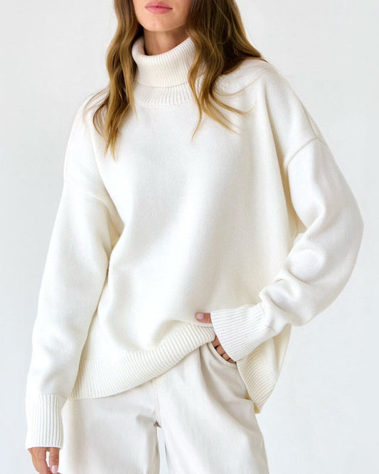 Oversized polotröja för damer
