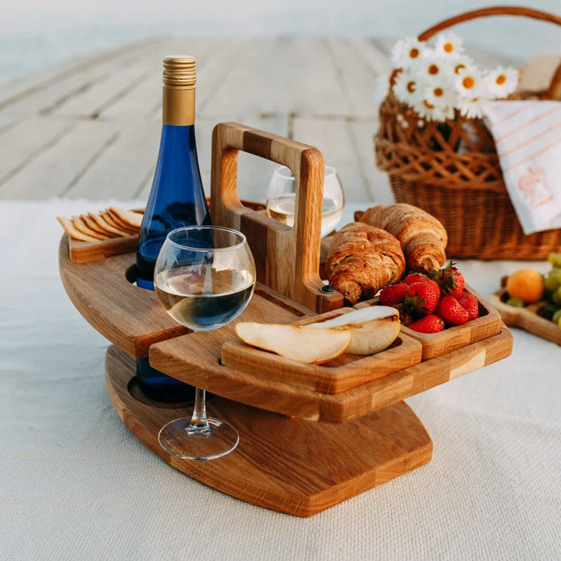 Picknickbord - Bärbart vinbord