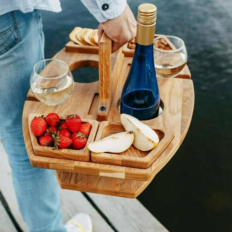 Picknickbord - Bärbart vinbord