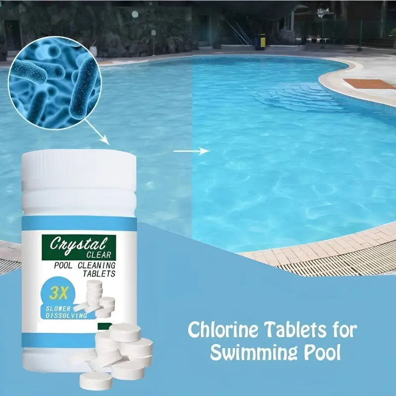 Pooltabletter för kristallklart vatten och bekymmersfri avkoppling