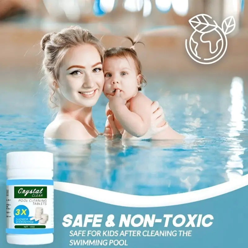 Pooltabletter för kristallklart vatten och bekymmersfri avkoppling