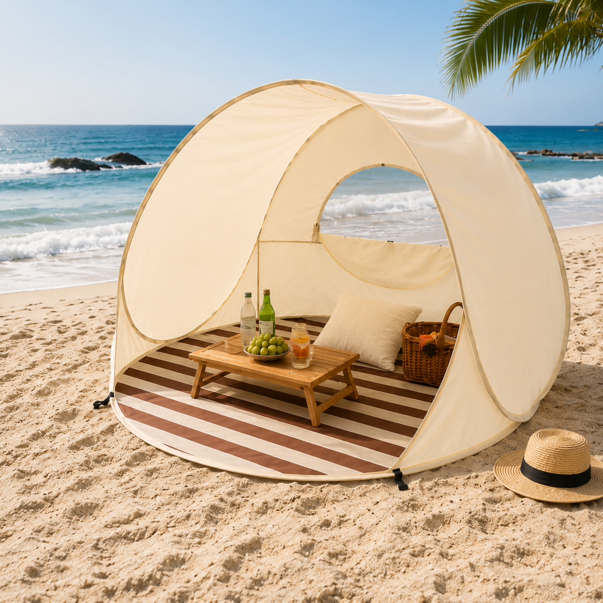 Pop-up strandtält