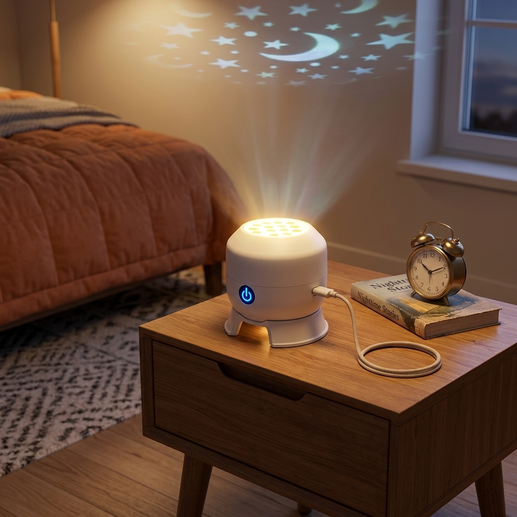 Projektorlampa för tak med havs- och högtidstema