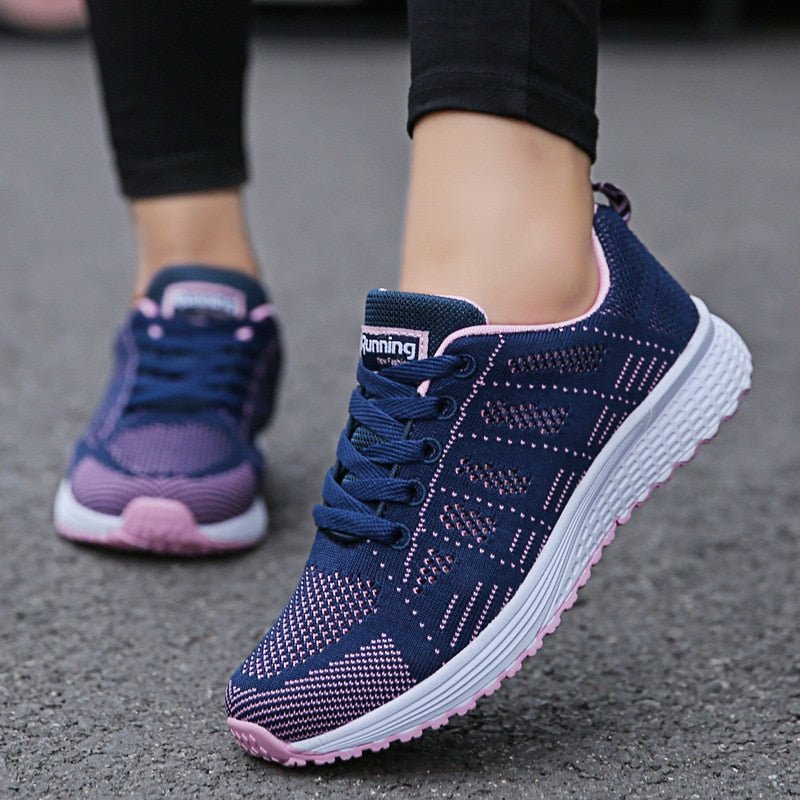 Promenadsneakers för dam med fotvalvsstöd