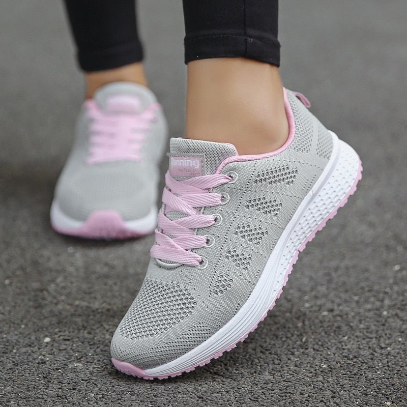 Promenadsneakers för dam med fotvalvsstöd