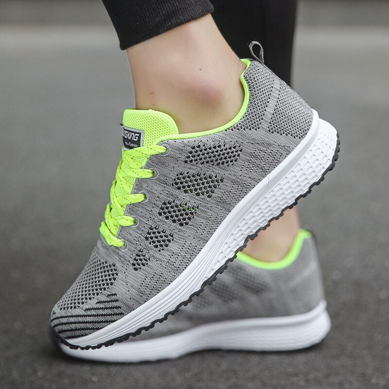 Promenadsneakers för dam med fotvalvsstöd